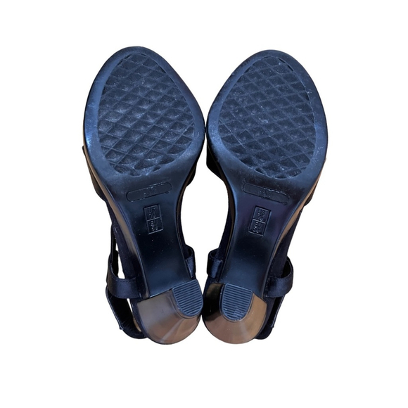 A2 Aersoles Satin Sling Back Heels with Rose Detail size 7.5 - Picture 4 of 7